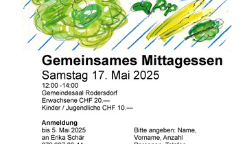 Flyer Gemeinsames Mittagessen