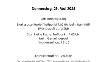 Banntag 2025 Flyer