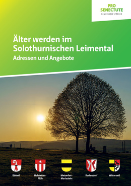 Broschüre älter werden im Alter, Pro Senectute Bröschüre Pro Senectute