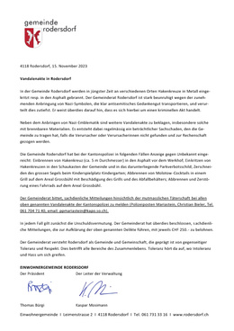 Vandalenakte 20231110 Info Vandalenakte