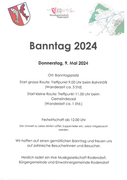 Einladung Banntag