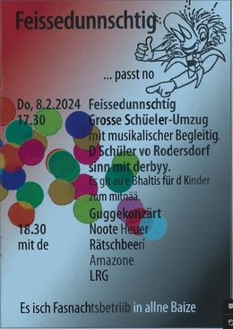 Schuelumzug Witterswil Fasnacht
