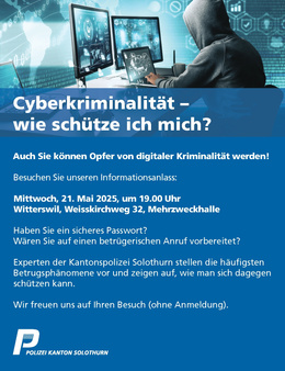 Flyer Cyberkriminalität Flyer